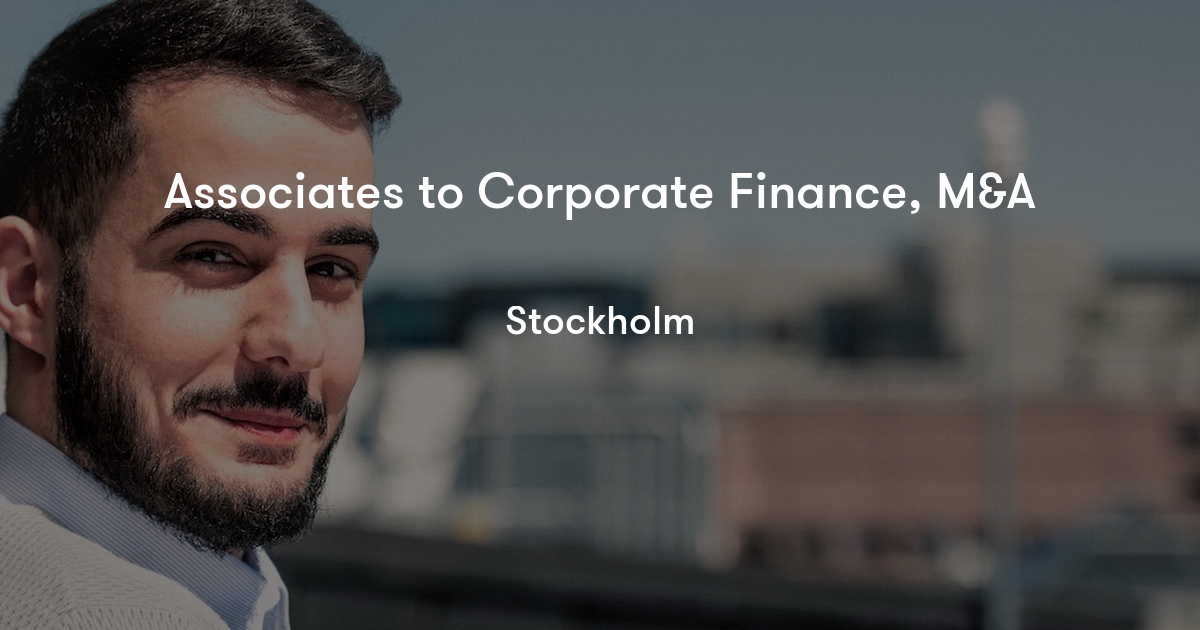Associates To Corporate Finance M A KPMG Jobylon