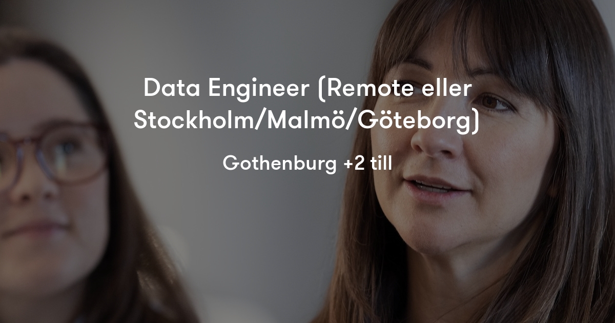 Data Engineer (Remote eller Capgemini