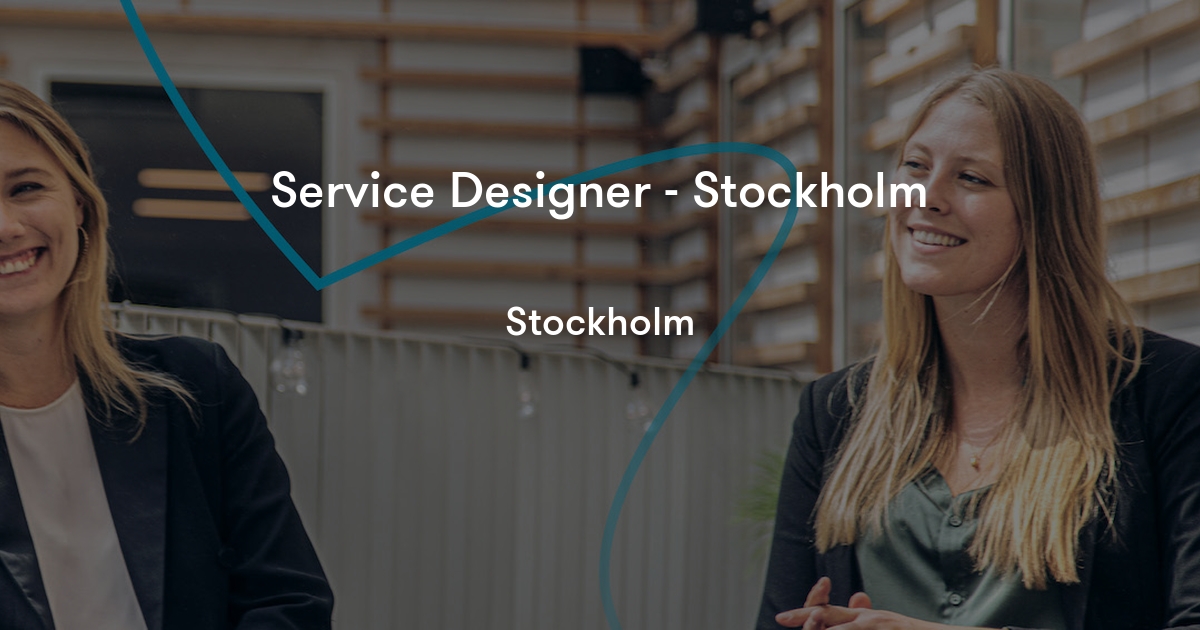 Service Designer Stockholm Capgemini Sverige Jobylon