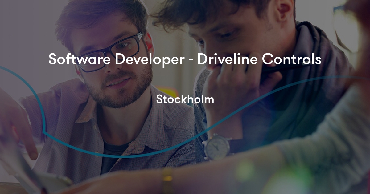 Software Developer Driveline Controls Capgemini Engineering Sverige