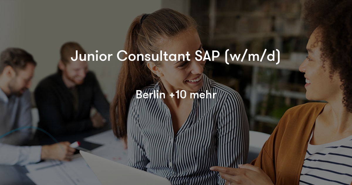 Junior Consultant SAP (w/m/d) Capgemini Deutschland Jobylon