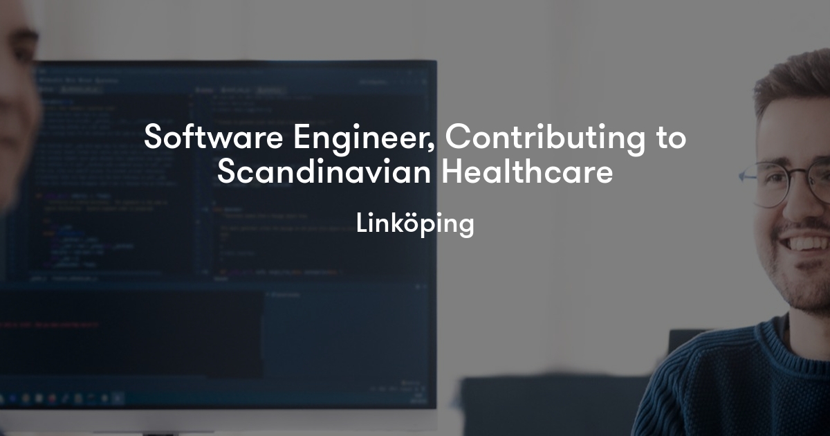 Image result for Software Engineer, Contributing to Scandinavian Healthcare - Sectra ...