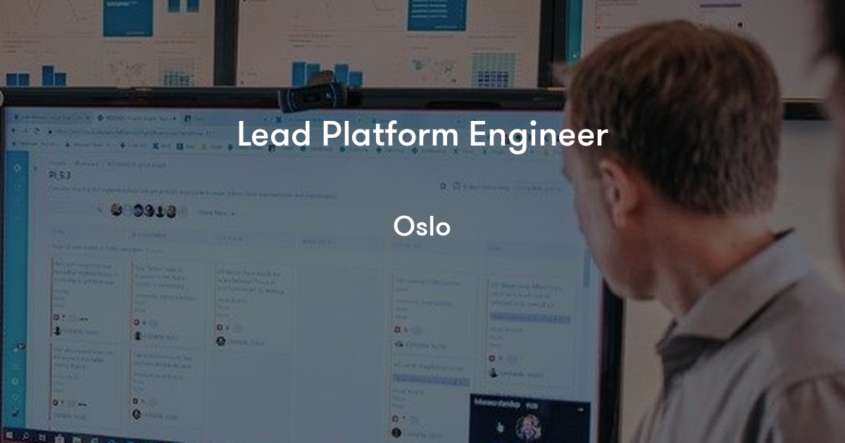 Lead Platform Engineer Tribia AS Jobylon