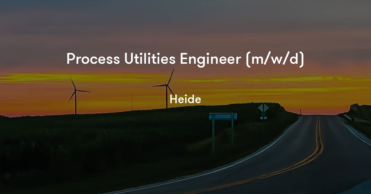 Process Utilities Engineer (m/w/d) Northvolt Jobylon