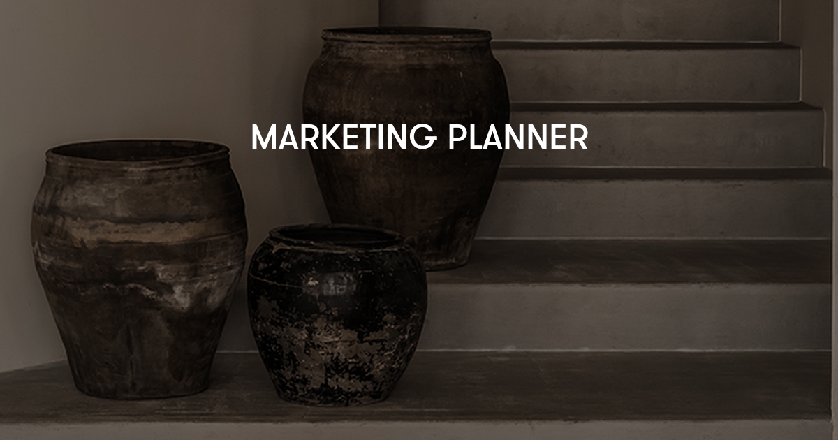 MARKETING PLANNER By Malene Birger Jobylon
