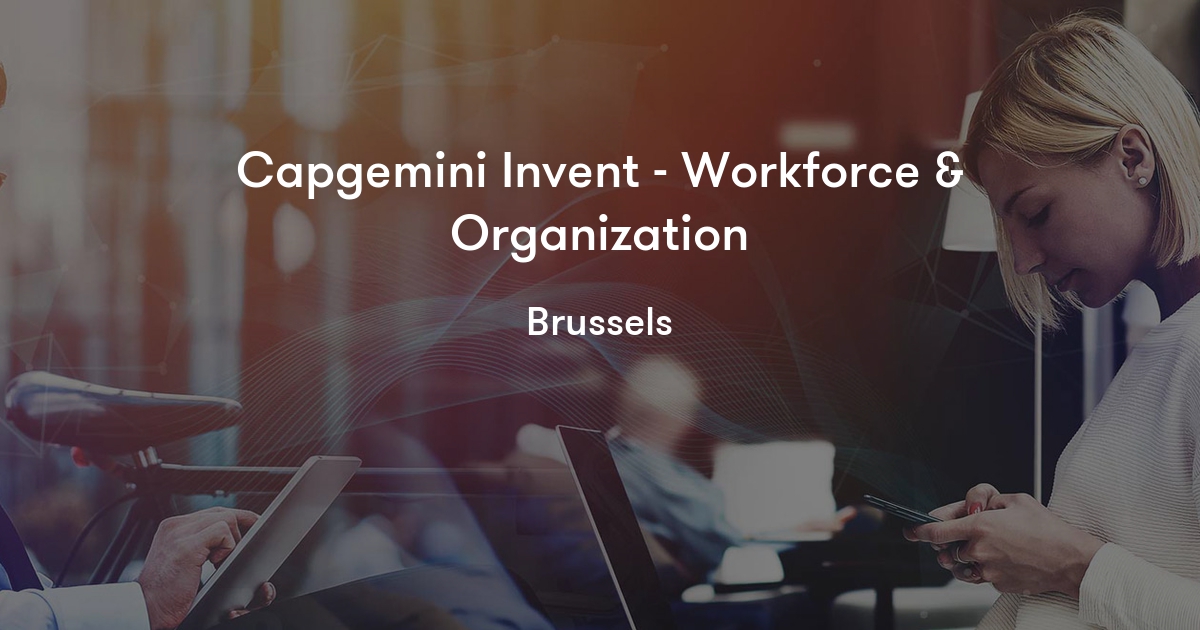 Capgemini Invent Workforce & Organization Capgemini Invent Jobylon