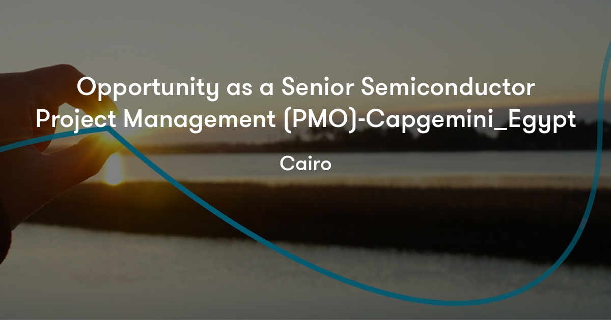 Opportunity as a Senior Semiconductor Project Management (PMO