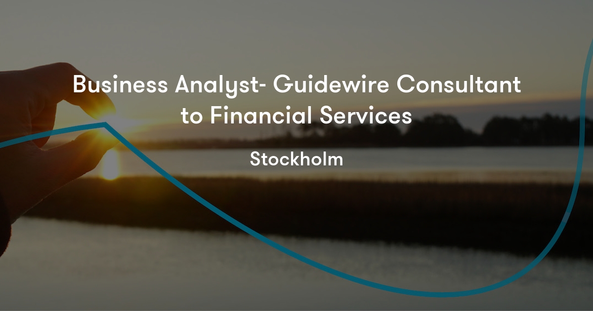 Business Analyst Guidewire Consultant to Financial Services frog