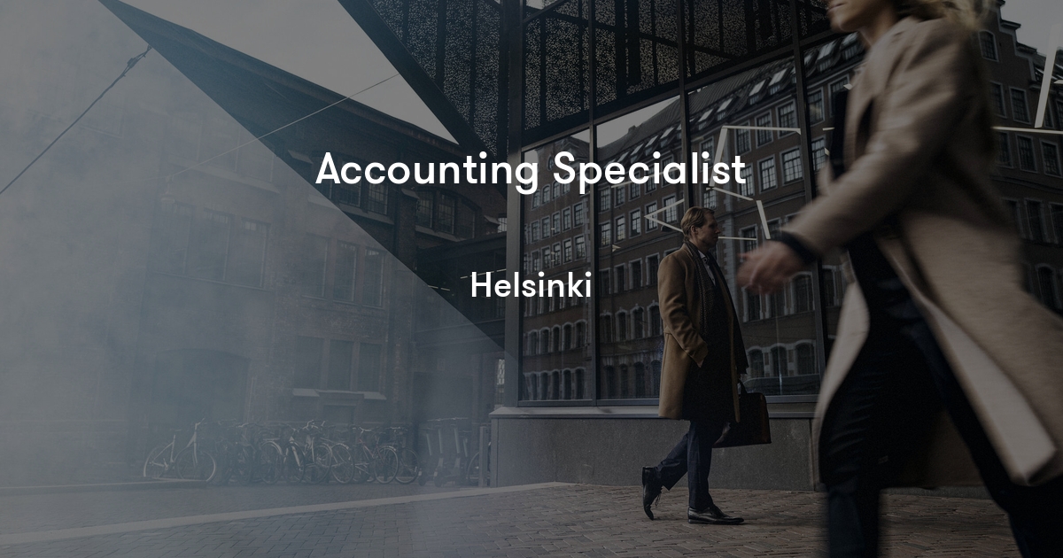 Accounting Specialist Sampo Jobylon