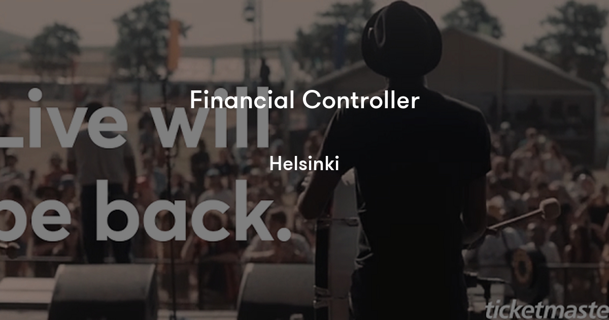 Financial Controller Ticketmaster Jobylon