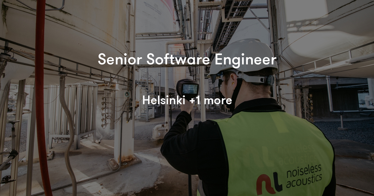 Senior Software Engineer Noiseless Acoustics Jobylon